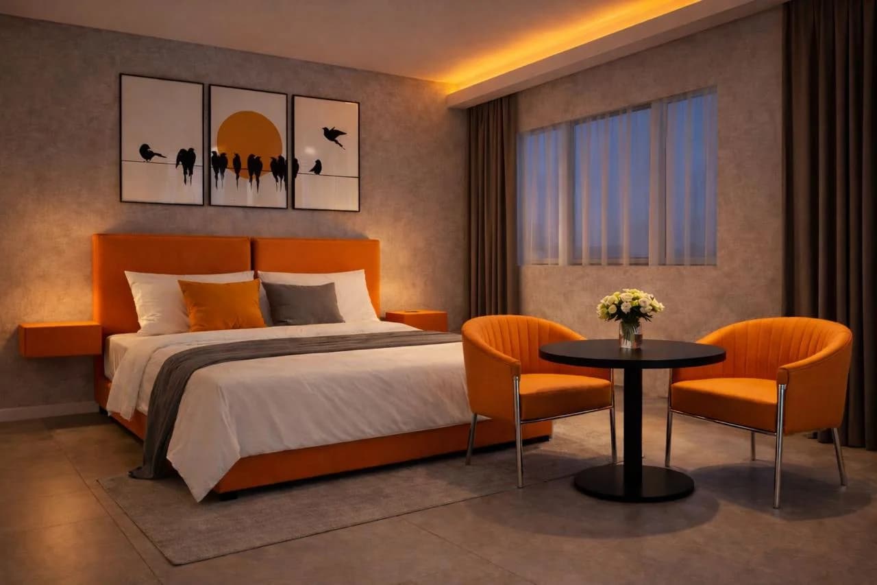 Inside the Orange Suite